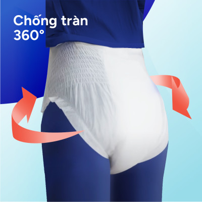 Tã quần người lớn Confidence Slim&Fit mỏng nhẹ vừa vặn size M gói 16 miếng
