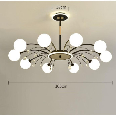 Đèn chùm kiểu dáng tinh tế, sang trọng trang trí nhà cửa hiện đại - kèm bóng LED chuyên dụng.