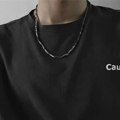 Dây chuyền nam nữ titan cao cấp đẹp sang trọng hỏa tiển trơn trangsucpt kích cỡ 2mm trắng PTDCNA12