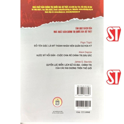 Sách - Tiếp Xúc Bí Mật Việt Nam - Hoa Kỳ Trước Hội Nghị Pari - NXB Chính Trị Quốc Gia