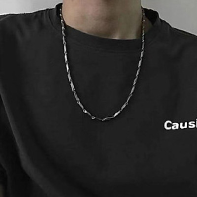 Dây chuyền đẹp nam titan cao cấp sang trọng thép không gỉ hỏa tiển trangsucpt kích cỡ 3mm PTDCNA31