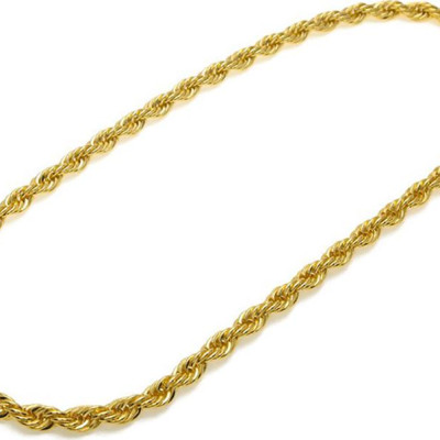 Dây chuyền nam mạ Vàng 24k dây xoắn D9