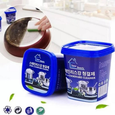 Kem tẩy rửa xoong nồi KG25S đa năng, tẩy trắng nồi, chảo, đánh bay các vết bẩn cứng đầu - Hàng chính hãng