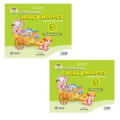 Bộ sản phẩm Tiếng Anh Happy Hearts 3 - Student