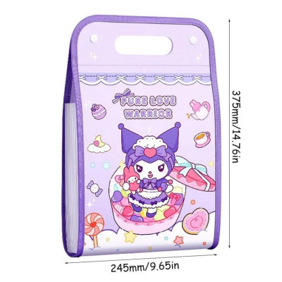  Túi bìa lưu trữ , giấy A4 , tài liệu , gồm 13 ngăn  trong suốt  chống thấm nước , nút bấm quai xách  đa năng 