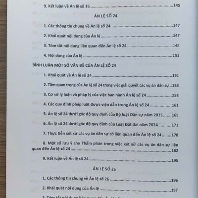 Bình luận các án lệ tranh chấp về đất đai – Góc nhìn từ thực tiễn xét xử của Thẩm phán (tập 1 và 2)