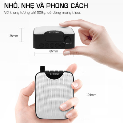 Máy Trợ Giảng Không Dây Shidu SD-M500 UHF - Hàng Chính Hãng