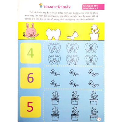 Bóc Dán Hình Thông Minh Phát Triển Khả Năng Tư Duy Toán Học IQ EQ CQ (4-5 Tuổi) -  188 Sticker (Quyển 1)