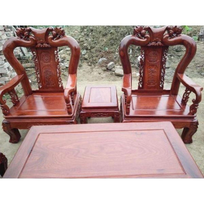 Bộ bàn ghế quốc đào gỗ hương vân đồ gỗ BÌNH LONG