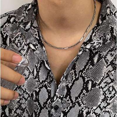 Dây chuyền nam vòng cổ Xích Trơn Thời Trang Basic nam nữ unisex Titan - Xích Trơn hỏa tiễn PTDCNA13