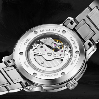 Đồng hồ nam chính hãng LOBINNI L17511-5 Kính chống xước,chống nước 50M,bảo hành 24 tháng,máy cơ Automatic,dây kim loại thép không gỉ 316L,thiết kế đơn giản dễ đeo