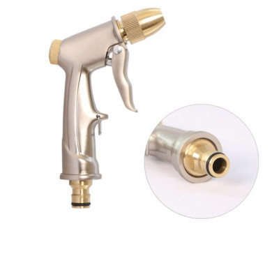 Bộ dây vòi xịt nước rửa xe, tưới cây . tăng áp 3 lần, loại 20m 206701-1 đầu đồng, cút đồng 