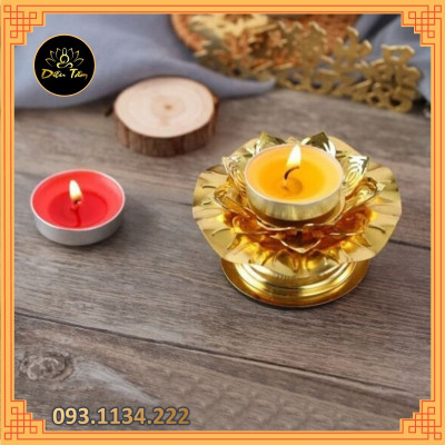 Nến bơ thực vật 100 viên cháy 1h, 2h,3h,4,8h nến cao cấp tealight cúng phật, đồ thờ cúng
