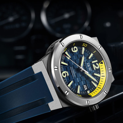 Đồng Hồ Nam I&W CARNIVAL 618G1 Chính Hãng Full Box Chống Nước Kính Chống Xước Dây Da Cao Cấp BH 24T (Máy Cơ Tự Động)