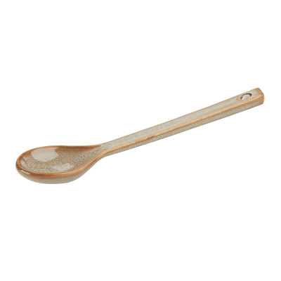 Thìa | JYSK Glen | gốm | nâu | bộ 2 chiếc | C15cm