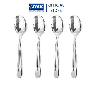 Bộ 4 thìa cà phê | JYSK nID | inox | 13cm