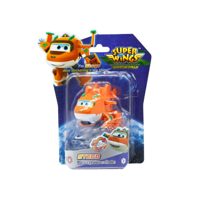 Đồ Chơi Robot Biến Hình Cỡ Nhỏ Khủng Long Steggo Bác Sĩ SUPERWINGS YW790041