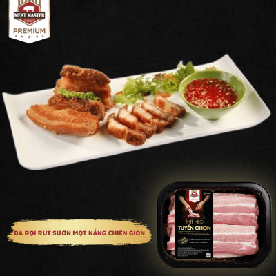 Ba rọi rút sườn BBQ Meat Master  (400g/khay)