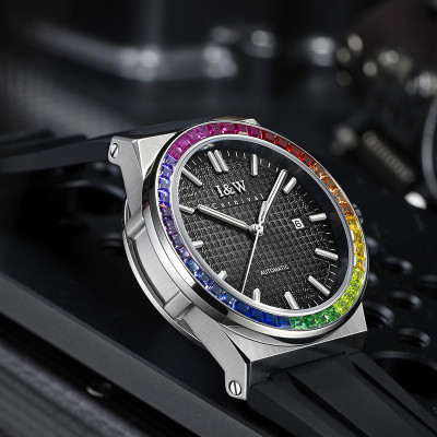 Đồng hồ nam chính hãng IW Carnival IW716G-2 ,Kính sapphire,chống xước,Chống nước30m,BH24 tháng,Máy điện tử(pin),dây da