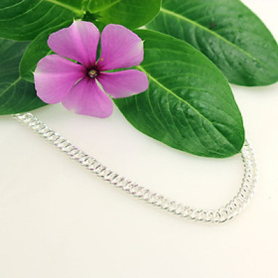 Dây Chuyền Trẻ Em Bạc Ta Kiểu Dây Đơn Giản Bền Đẹp DTE007