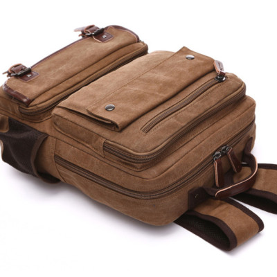 Balo nam vải canvas cao cấp phong cách mới 15,6"