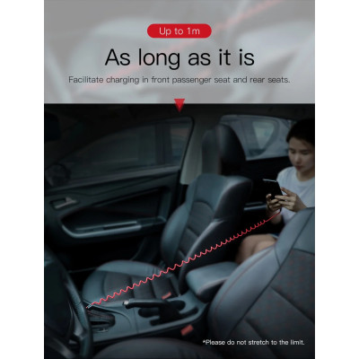 Cáp sạc Baseus Fish Eye Spring Data cable 2A lò xo đàn hồi USB to IP CALSR  - Hàng chính hãng