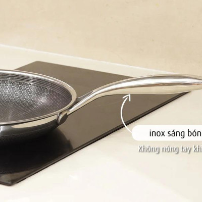 Chảo chiên iNox Blackcube Imat 30cm