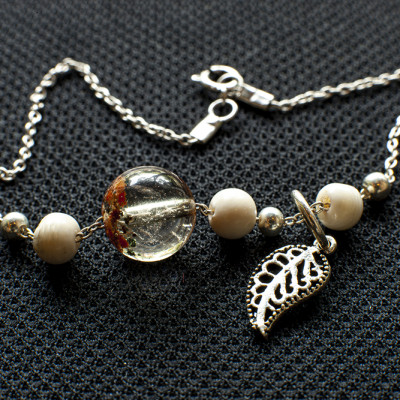 Lắc Tay Đá Phong Thủy Thạch Anh Ưu Linh tự nhiên AAAA mix bạc 925 Món Qùa Trang Sức Ý Nghĩa May Mắn Tài Lộc LT005 BlackMount 