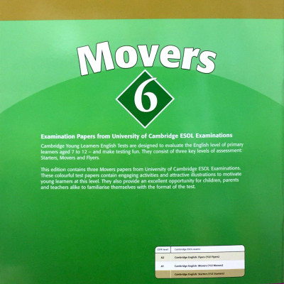 Cambridge Young Learner English Test Movers 6: Student Book