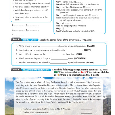 Practice Test Grade 9