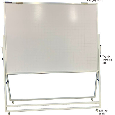 Bảng Flipchart chân gấp viết bút lông từ Laminate KT 120x180cm