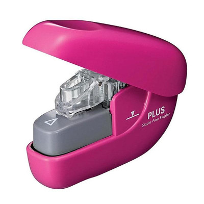 Bấm Không Dùng Kim Plus 31-125ND - Màu Hồng