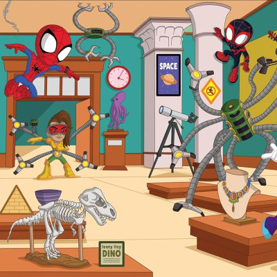 Sách ngoại văn: First Look And Find & Stickers Marvel Spidey