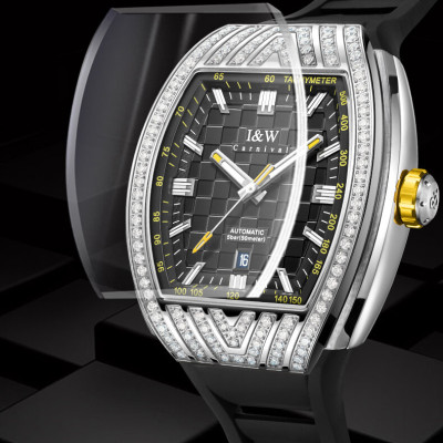 Đồng hồ nam chính hãng IW Carnival IW727G-2 ,kính sapphire,chống xước,chống nước 50m,Bh 24 tháng,máy cơ (automatic)
