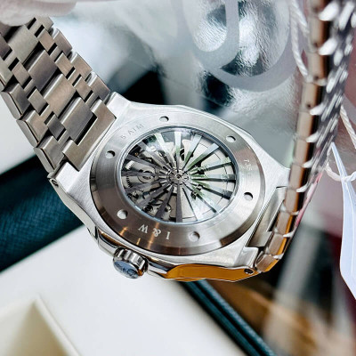 Đồng Hồ Nam I&W Carnival 735G18 Chính Hãng Full Box Chống Nước Kính Chống Xước Dây Thép Cao Cấp BH 60T (Máy Cơ Tự Động)