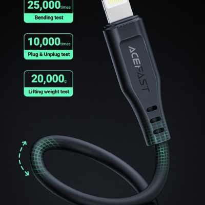 Cáp Acefast USB-C to Light.ning dài 0.3m - DC3-01 Hàng chính hãng Acefast