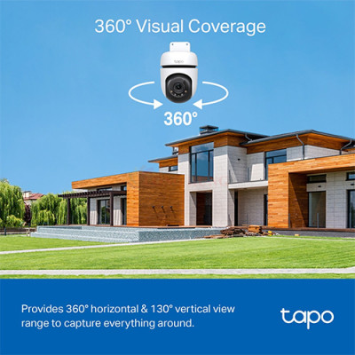 Camera ngoài trời TP-Link Tapo Outdoor Pan/Tilt Home Security Wifi 3K C510W - Hàng chính hãng