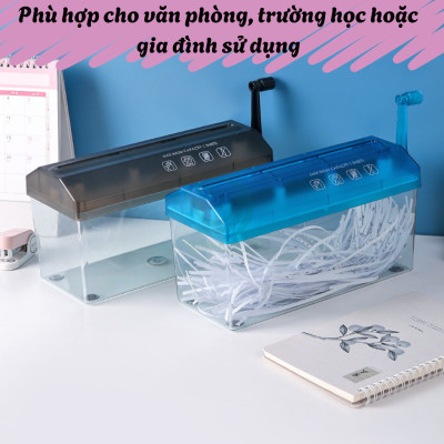 Máy huỷ tài liệu - Máy cắt giấy Shredder A4, A6, USB cắt tự động phù hợp cho văn phòng gia đình Phù hợp cho văn phòng, trường học hoặc gia đình sử dụng.