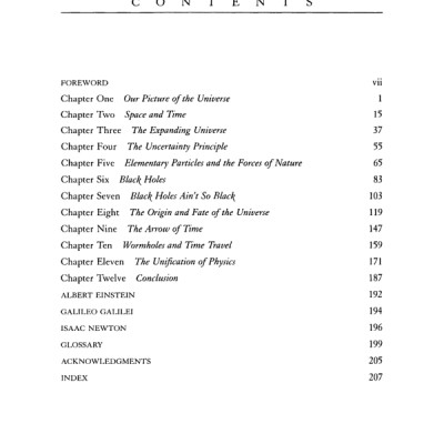 A Brief History Of Time : From Big Bang To Black Holes