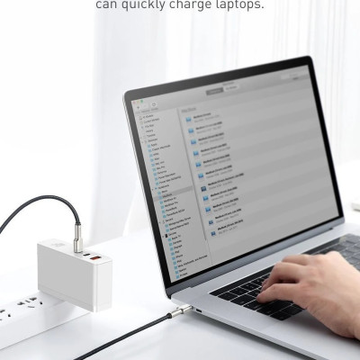 Cáp sạc Baseus Type C 100W, Cáp sạc siêu nhanh 100W Baseus Metal Data Cable Type C to Type C (100W) - Hàng nhập khẩu