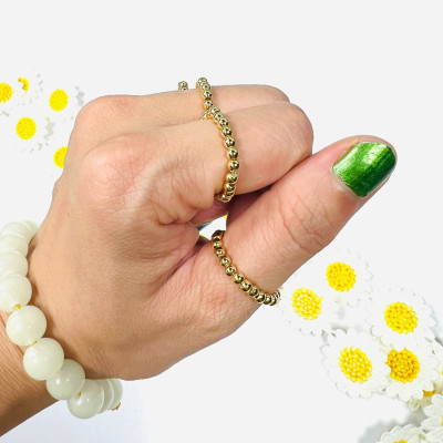 PHỤ KIỆN NỮ HANDMADE CAO CẤP MÀU VÀNG KIM MÃ 04 LẤP LÁNH