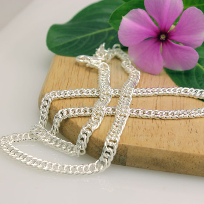 Dây Chuyền Trẻ Em Bạc Ta Kiểu Dây Đơn Giản Bền Đẹp DTE007