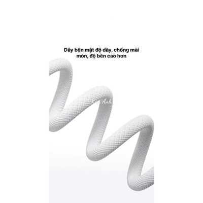 Dây sạc LI-TOP PD15 Công suất 60W bện dù chân Type C ra Type C dây dài 2 mét , dùng thử 30 ngày, bảo hành hàng chính hãng 1 năm