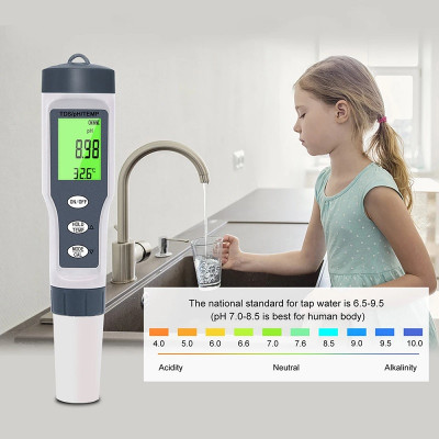 Bút Kiểm Tra Chất Lượng Nước Cầm Tay Kỹ Thuật Số 3 Trong 1 TDS/ Độ PH Và Nhiệt Độ Noyafa EZ9901 - Hàng Nhập Khẩu