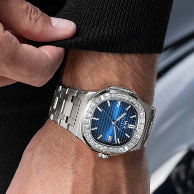 Đồng hồ nam chính hãng IW CARNIVAL IW721G-1 Kính sapphire ,chống xước ,Chống nước 50m ,Bảo hành 24 tháng,Máy cơ (Automatic),dây kim loại thép không gỉ 316L, mặt xanh thiết kế đơn giản dễ đeo 