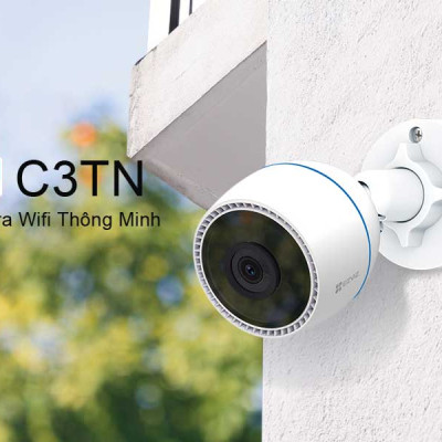 Camera IP Wifi Ngoài Trời EZVIZ C3TN 2MP Full HD 1080P Tích Hợp Mic Thu Âm - Chống Ngược Sáng - Hàng Chính Hãng