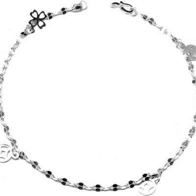 Lắc Chân Bạc Hiểu Minh LC035