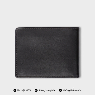 Ví nam da bò Trita ( Thời trang nam dáng ngang - Ví da RVN002 )