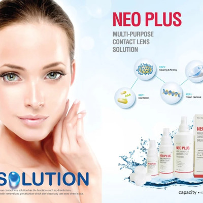 Dung Dịch Ngâm Kính Áp Tròng Neo Plus Hàn Quốc