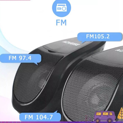 loa AOVEISE MT493 gắn chân gương xe máy kết nỗi bluetooth âm thanh cực chất chống nước